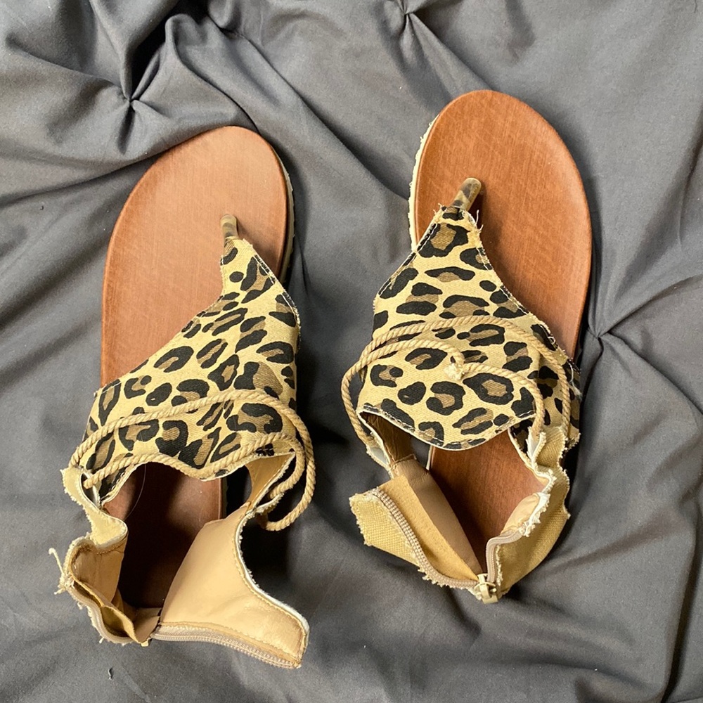 Cheetah sandals!